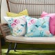 image 1 of D & D Amelle Outdoor Filled Cushion Blue