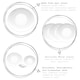 image 2 of Bormioli Rocco Prometeo Glass Dessert Plates - 24 x 19.5cm - White - Pack of 6 | White | White