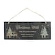 image 6 of Personalised Christmas Reindeer Hanging Slate Plaque