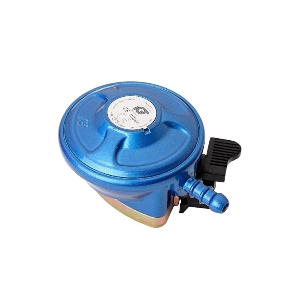 Lifestyle Butane Clip on Regulator - Blue - One Size