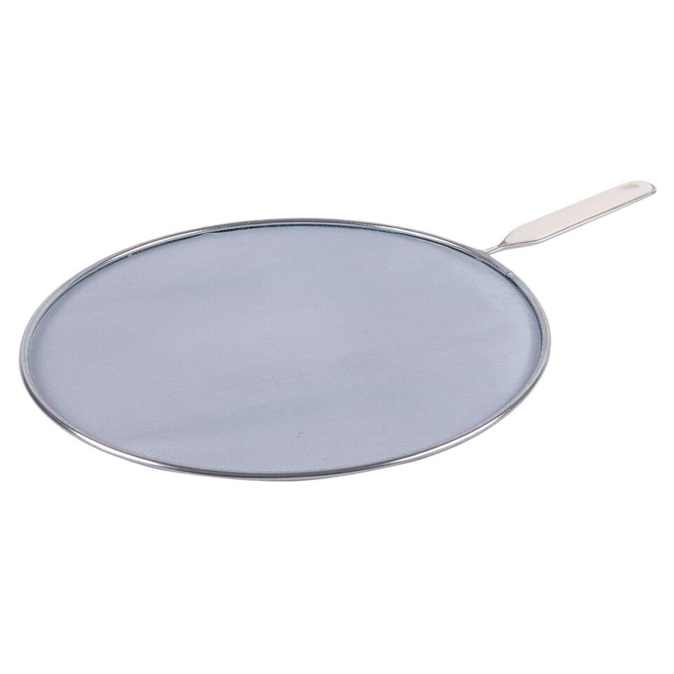 Ashley Metal Splatter Screen - 29cm - Silver