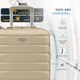 image 4 of Flight Knight Suitcase Sets 3 Piece, Large Suitcase, Extra Large Suitcase, easyJet Cabin Bag 45x36x20cm Underseat Carry On, 100+ Airlines Approved - BA, Ryanair | Cream | Champagne | Large