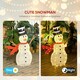 image 4 of Outsunny Lighted Christmas Snowman Waterproof Outdoor Christmas Decorations