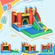 image 7 of Outsunny Kids Bouncy Castle w/ Slide Water Pool Climbing Wall & Trampoline