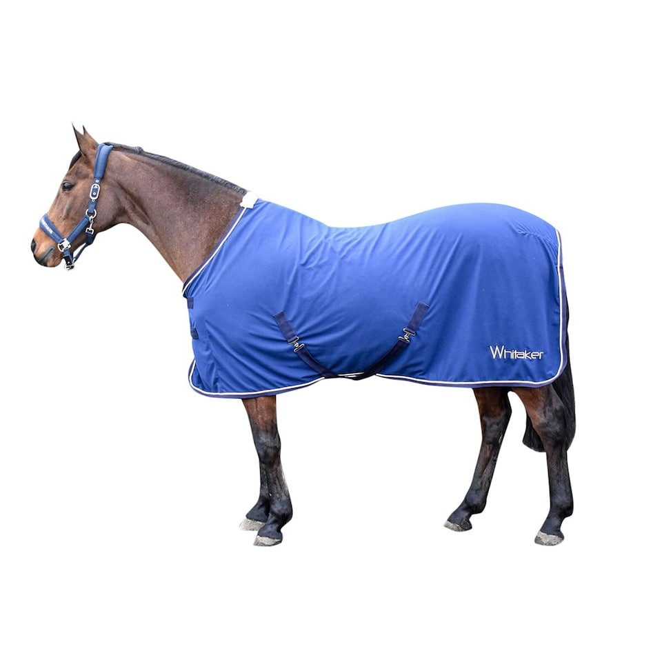 Whitaker Rydal Standard-Neck Microsuede Horse Rug - Blue - 5´ 3"