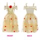 image 5 of Golden Princess Costume Gold Dress, Frilled Skirt & Rose Details Gold | M