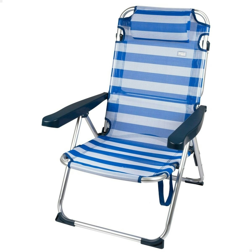 image 1 of Folding Chair Aktive Striped 48 x 90 x 60 cm (2 Units) N/A