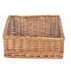 image 3 of Light Steamed Wicker Display Tray | Brown | Brown | One Size