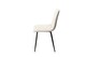 image 5 of Aspen Grey Oak Effect 120cm Rectangular Dining Table with 4 Straight Stitch Upholstered Fabric Chairs - Modern Dining Set | White | Natural | One Size | 1