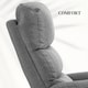 image 7 of HOMCOM Power Lift Recliner Chair, Electric Lift Chair for Elderly, Fabric Riser and Reclining Armchair with Remote Control, Side Pockets, Footrest, for Living Room, Grey | Grey | Grey