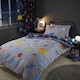 image 2 of Lost In Space Reversible Duvet Cover Set | Blue | Toddler
