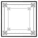 image 1 of Roman style ornamental frame (Picture Frame) Black | L