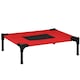 image 1 of Pawhut Elevated Pet Bed Dog Cool Cot Sleep Indoor Outdoor Portable Basket Red