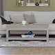 image 4 of Vida Designs Arlington Top Coffee Table Shaker Side Living Room Table, Grey & Oak