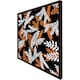 image 3 of White & orange olive leaves (Picture Frame) Brown | Oak | XL