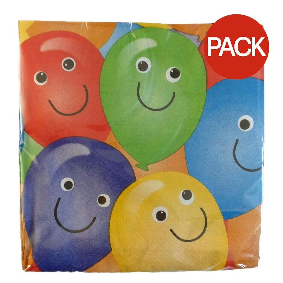 Spot on Gifts Paper Googly Eyes Napkins (Pack of 20) - Multicoloured - One Size