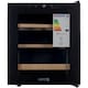image 2 of HYE 46L Wine Cooler 15 Bottles, 43cm, Touch Controls, LED Lights, Black, Wooden Shelves - RF01WC15B31