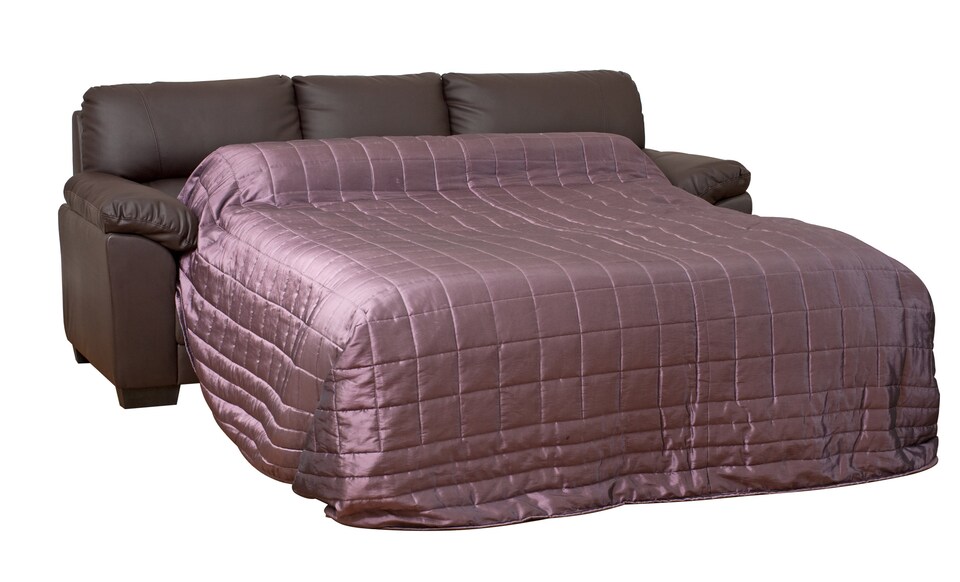 image 1 of Genoa 3 Seat Sofabed - Brown