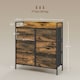 image 3 of HOMCOM Bedroom Chest of Drawers 6 Drawer Dresser w/ Shelf