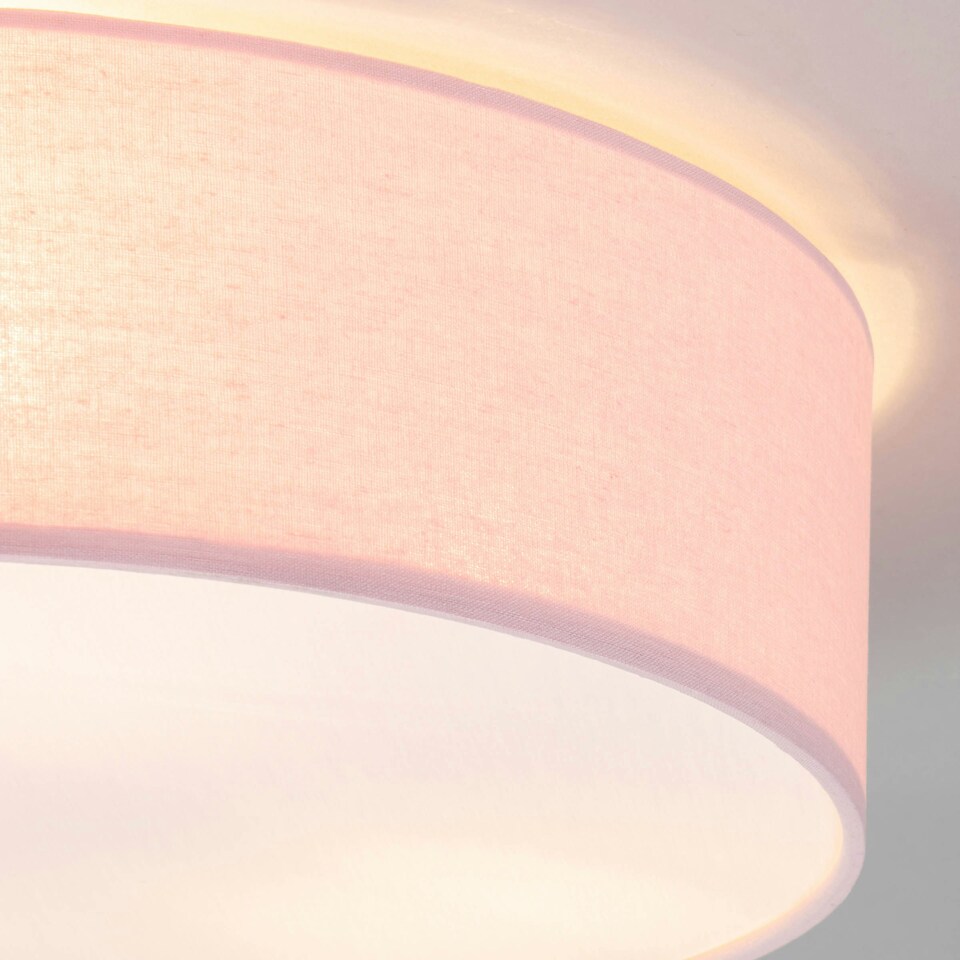 image 1 of BHS Glow Kid's 3 Light Ceiling Light | Pink | Pink | 1