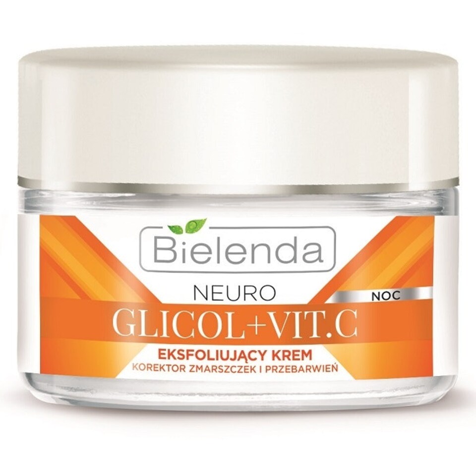 image 1 of Bielenda Neuro Glicol and Vit C Exfoliating Night Cream Wrinkles and Discoloration Corrector 50ml