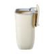 image 5 of Living and Home 12L Hanging Rubbish Bin for Kitchen Bathroom With Lid | Cream