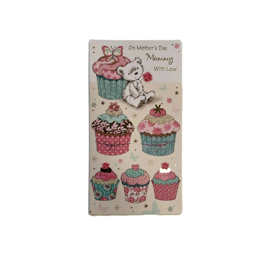 image 1 of Cup Cake Yummy Mothers Day Card