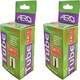 image 2 of AWE Set x 2 Butyl Rubber 14" MTB/E-Bike Inner Tube 14 x 1.75-2.125 Schrader Valve