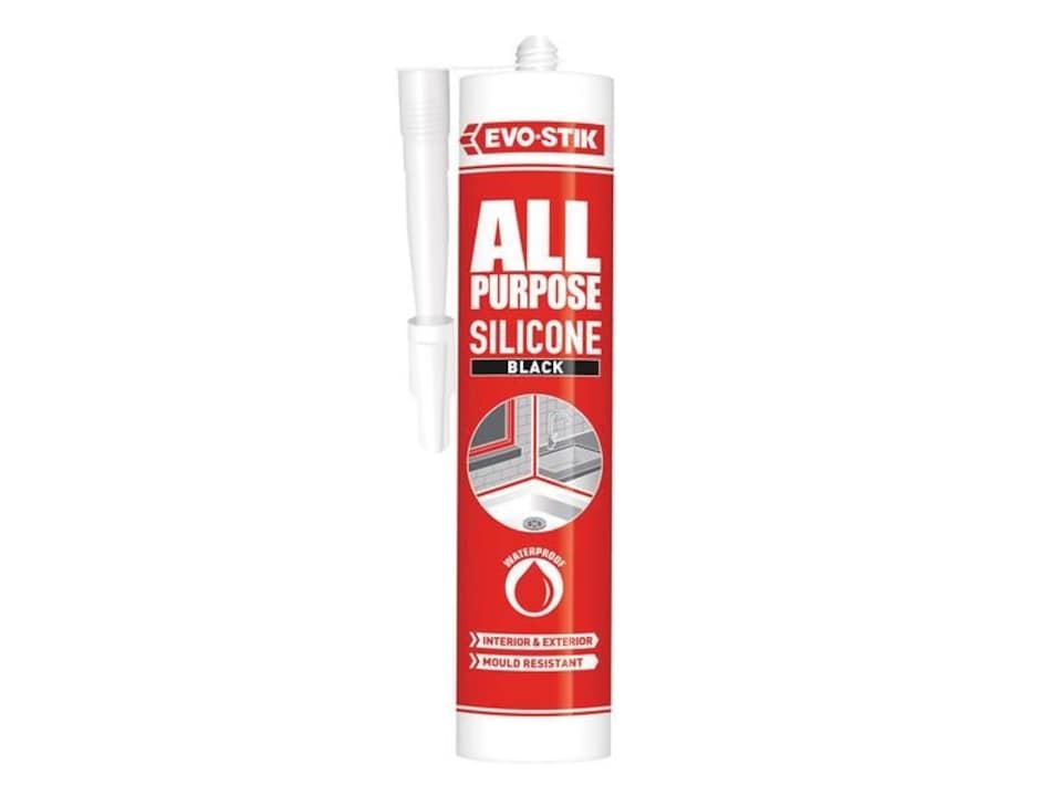 EVO-STIK - 112872 All Purpose Flex Silicone Sealant Black C20