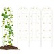 image 1 of COSTWAY 4 Pack Garden Trellis Plant Support Climbing Plants