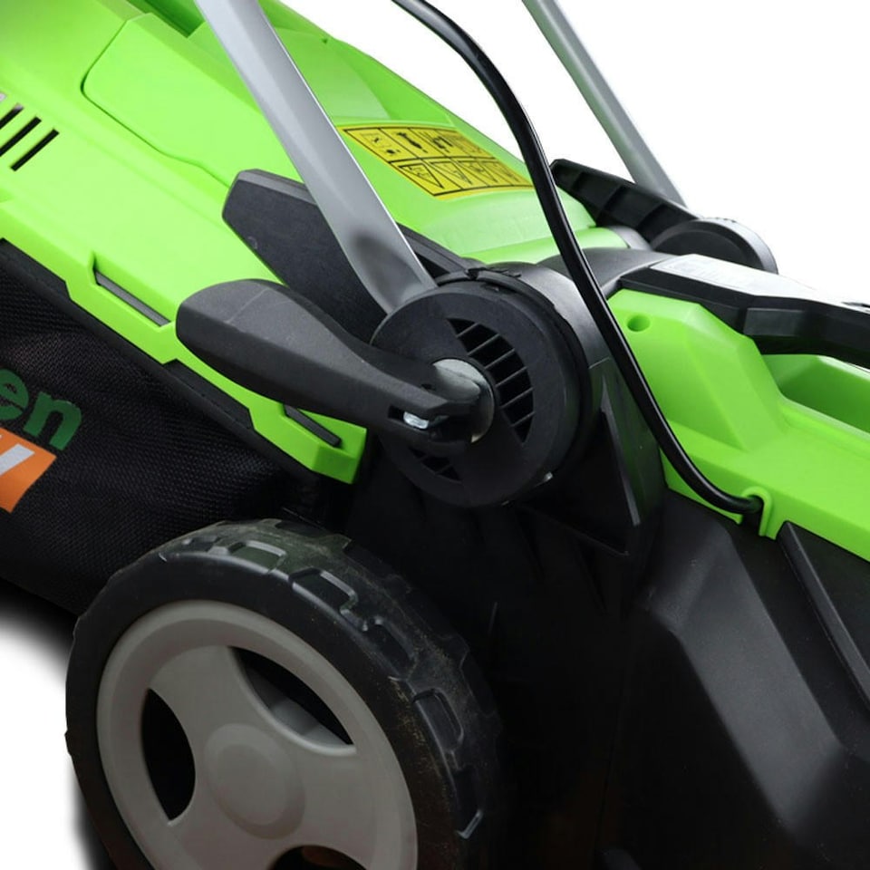 image 1 of GardenTek 38cm Corded Electric Lawn Mower with Rear Roller 1600w/230v | GT38E