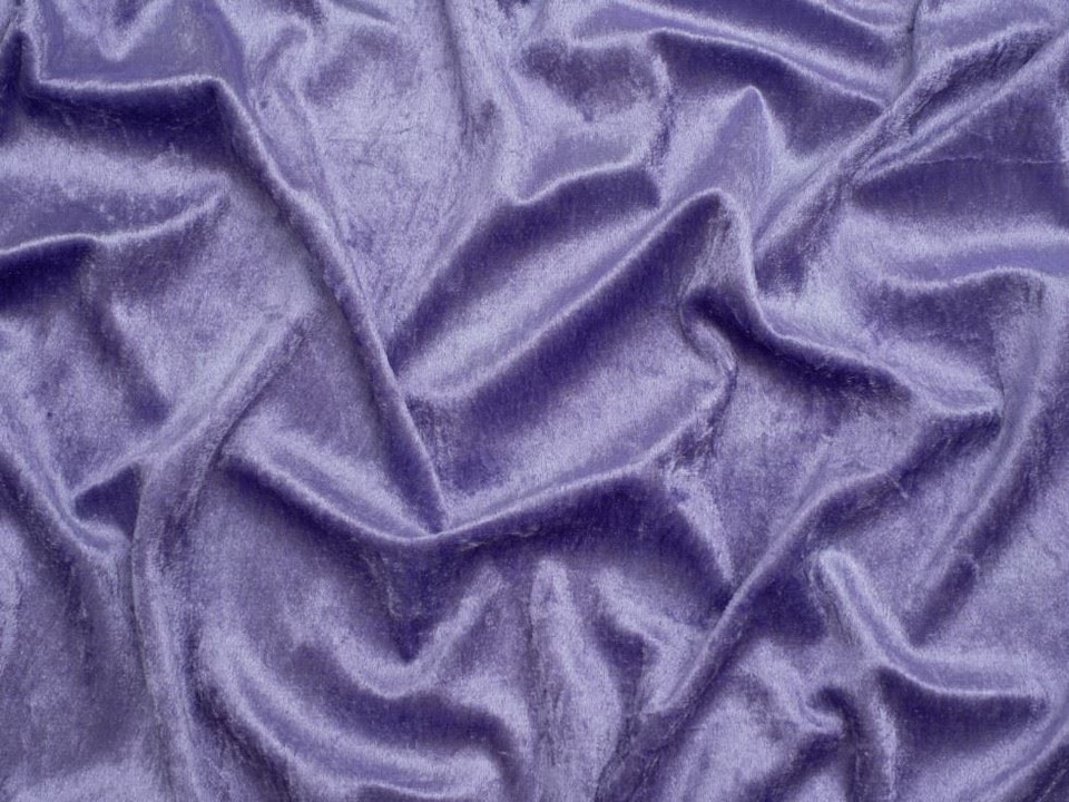 Minerva Core Range Purple Crush Velvet Stretch Knit Fabric for Dressmaking, 150cm / 59" Wide - per metre