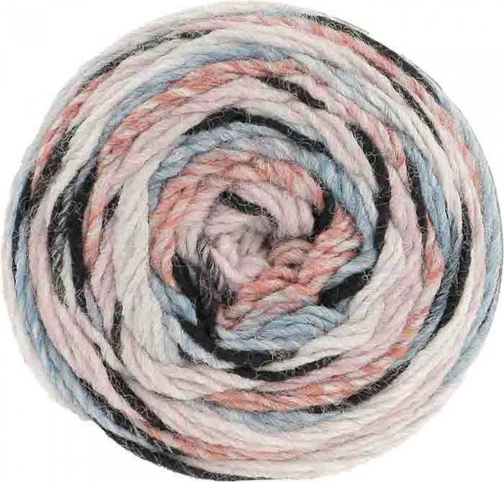 King Cole Multicoloured Safari Chunky Yarn (Value Pack 8 x 150g Balls) For Crochet, Knitting - 285m per ball