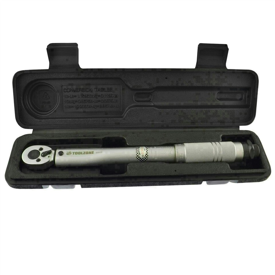 image 1 of 1/2" Drive Torque Wrench 28 - 210Nm with 13 Deep Impact Sockets 13 - 32mm