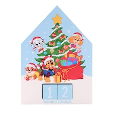 Widdop Gifts Paw Patrol Christmas Countdown Wooden Calendar