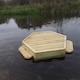 image 1 of Small Hexagonal Duck Float - L80 x W80 cm Brown | One Size