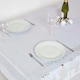 image 6 of Homescapes Silver Forest Christmas Table Cloth - 132 x 274 cm Silver