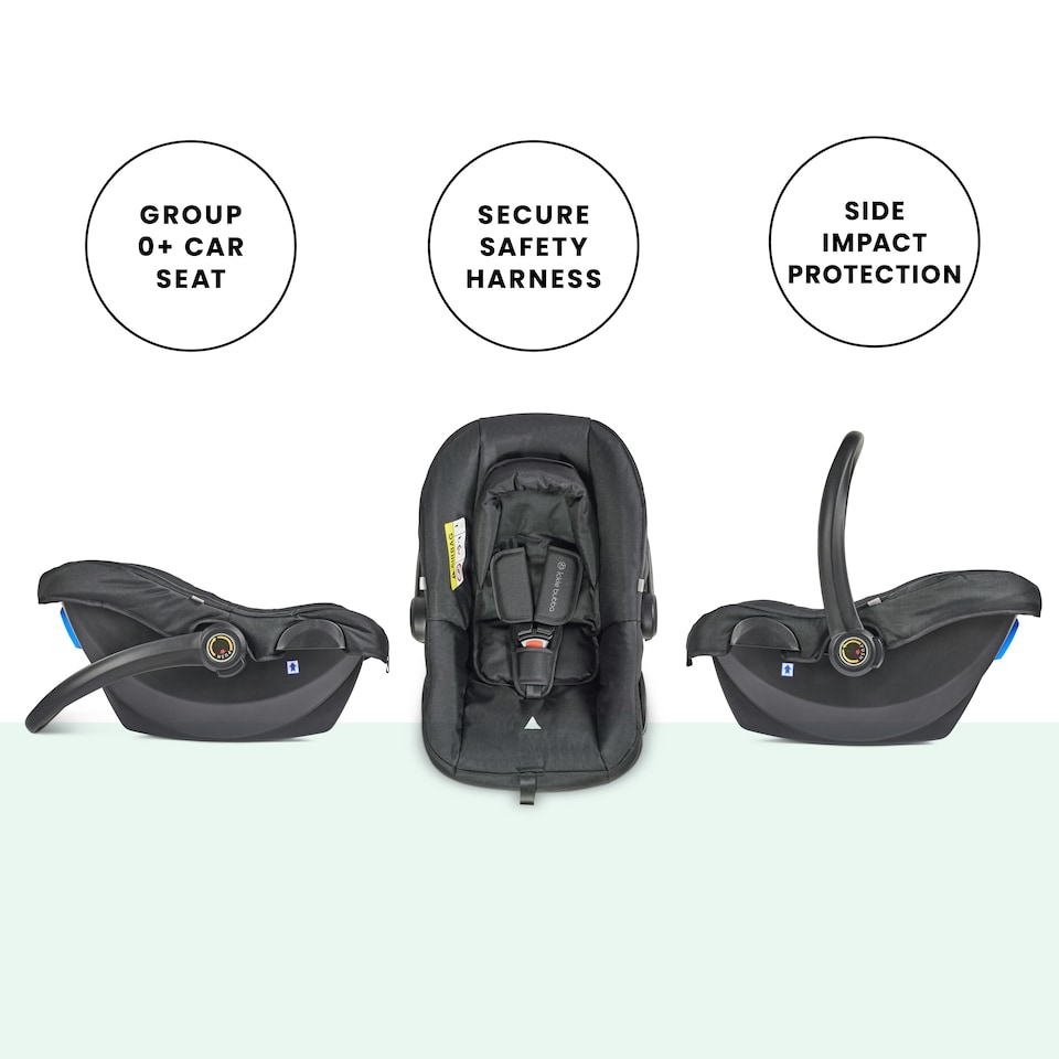 image 1 of Astral Group 0+ Car Seat - Lightweight, Suitable from Birth to 13kg (Approx. 12-15 Months) - Easy Seatbelt Installation, Comfortable & Safe