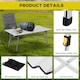 image 6 of Outsunny Portable Roll-up Aluminium Folding Picnic Table Outdoor BBQ Party