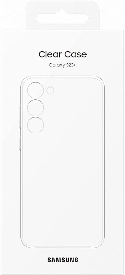 image 1 of Samsung Galaxy S23 Plus Clear Slim TPU Case Transparent - EF-QS916CTEGWW