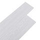 image 2 of Living and Home Wood Effect PVC Flooring Planks 36 Pcs - White Grey | Grey