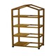 image 2 of Nursery Coldframe - Greenhouse Natural Wood Brown