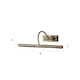 image 7 of ValueLights Pair Of Modern Adjustable Gold Twin Picture Wall Lights | Gold