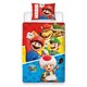 image 1 of Super Mario Bros Jump Reversible Duvet Cover Set - Multicoloured - Single Multi | Single
