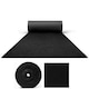 image 1 of 2 Metre Wide Exhibition Quality Ribbed Heavy Duty Black Carpet Runner