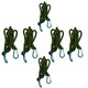 image 1 of 72" Bungee Strap with Aluminium Carabiners Hook Tie Down Fastener Holder 6pc