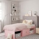 image 3 of Low Single 3ft Cabin Bed Frame, Pink