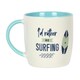 image 2 of Something Different I´d Rather Be Surfing Ceramic Mug - White/Blue - One Size
