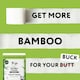 image 5 of Double-Length Bamboo Toilet Paper White | Size: 48 Rolls
