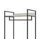 image 7 of Alva Open Wardrobe with 4 Shelves White | White Oak